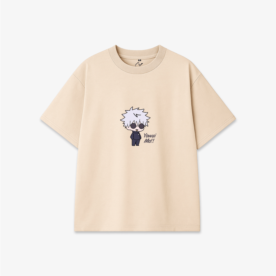 Yowai Mo!! - JuJutSu Kaisen - Printed Oversized T-Shirt